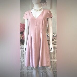 Eliza J Barbie Pink above the knee dress with cap sleeves Size 14 NWT